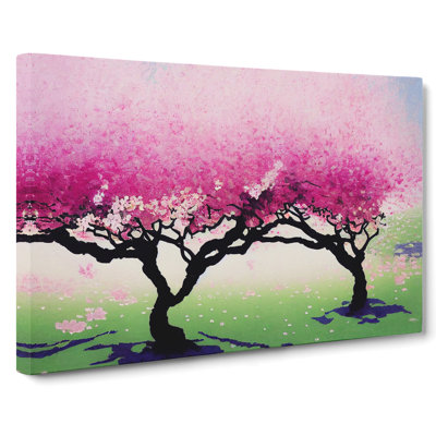 Extravagant Cherry Blossom Trees - Wrapped Canvas