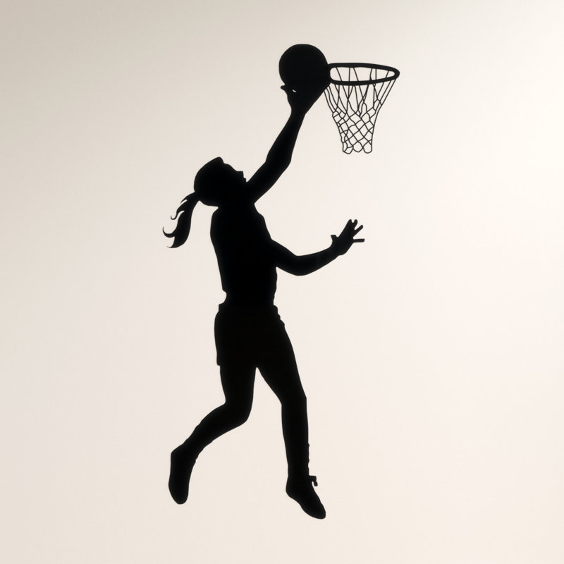 Sports Non-Wall Damaging Wall Decal, Black