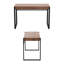 Celestial Metal Base Writing Desk-1126575053