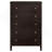 Payton Warm Brown 5-Drawer Chest