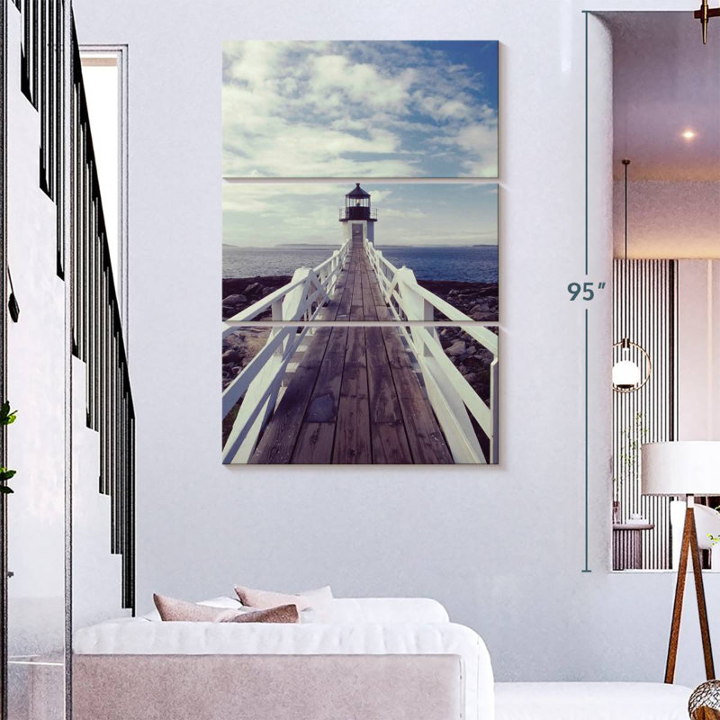 Aletra Lighthouse Path Photography, 74" H x 48" W