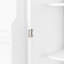Rangement de salle de bain: Armoire blanche avec portes et tiroir spacieux pour une configuration de rangement efficace