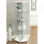 Vitrine hexagonale en verre transparent Tenley-1552318887