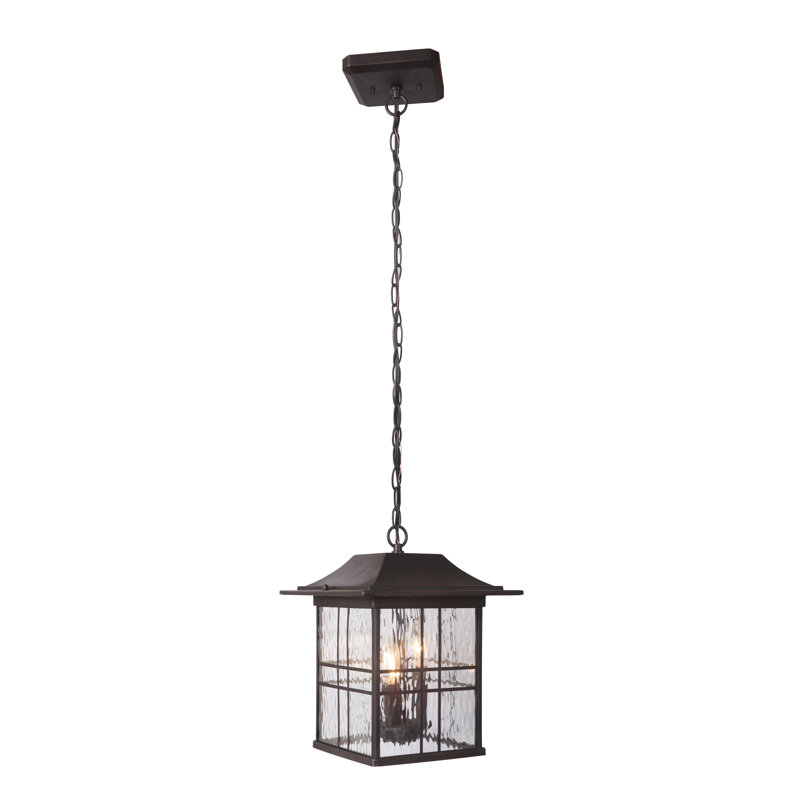 Lanterne suspendue d'extérieur 3 lumières Sanderson
