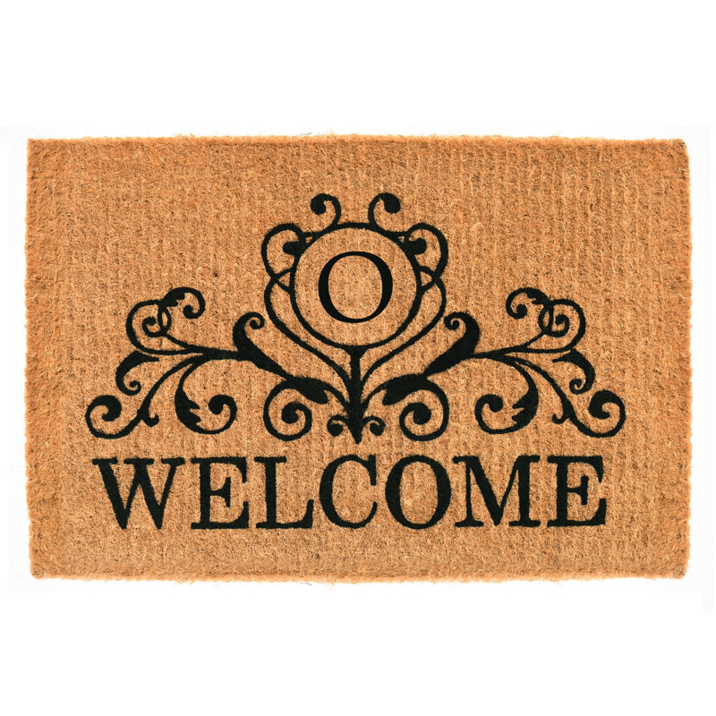 Zakrzewski Outdoor Doormat, O, Rectangle 1'6" x 2'6"