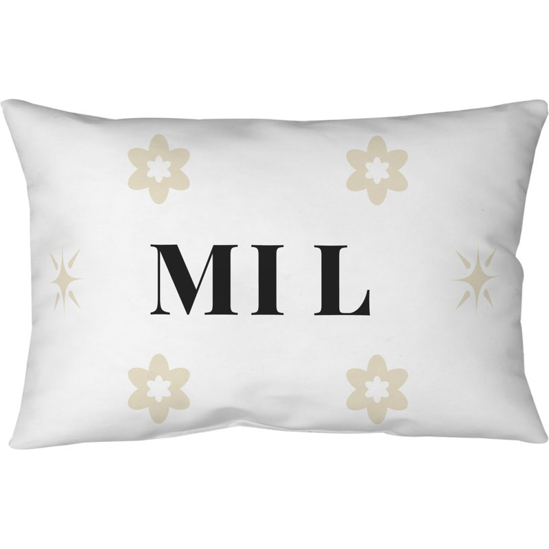 Coussin Milwaukee Basketball, Blanc / crème / noir