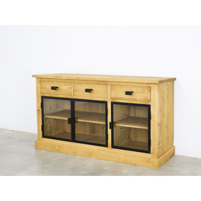 Calum 155.5cm Solid Wood Sideboard