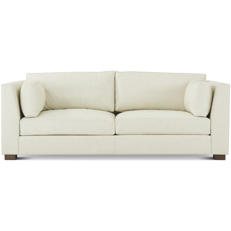 Paris Sofa, Beige Leather