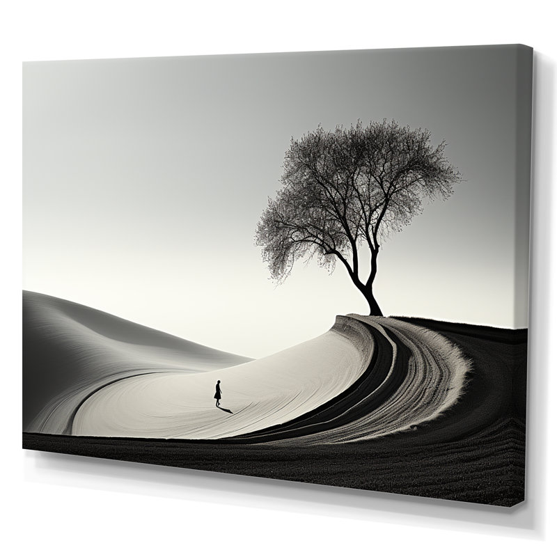 Photographie sereine moderne scandinave moderne II, Toile tendue, H 12 po x l 20 po x P 1 po