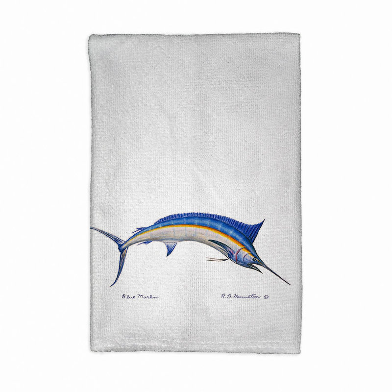 Serviette de thé marlin