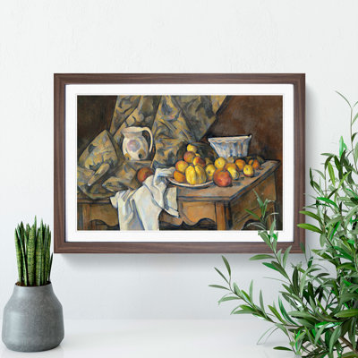 Still Life with Apples and Peaches by Paul Cezanne - Picture Frame Painting