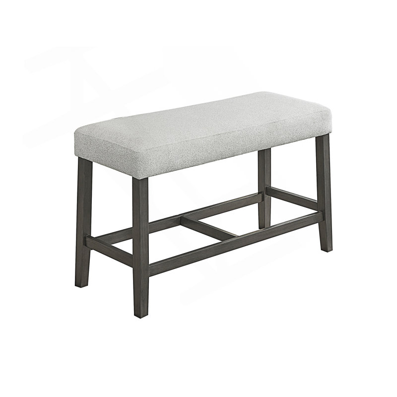 Banc à hauteur de comptoir avec repose-pieds