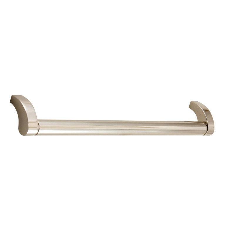 Poignée barre Circa Center to Center, Nickel poli, 8"