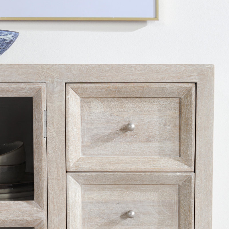 Isha Solid Wood Cabinet