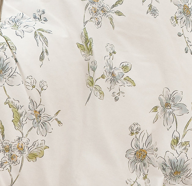 Ensemble d'édredon réversible 100% coton Demi-Dusk, Édredon pour grand lit + 2 taies décoratives