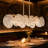 Clayre 5-Light Dimmable Unique/Statement Chandelier With  Water Ripple Glass-1369189396