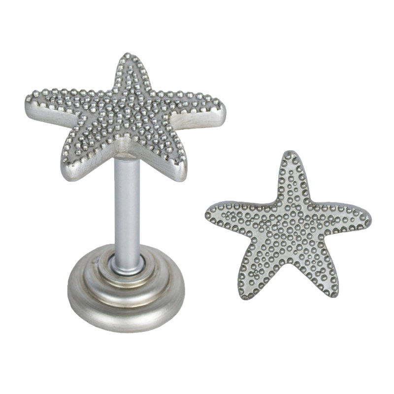 Retenue de rideau Charlton Starfish Medallion, Étain