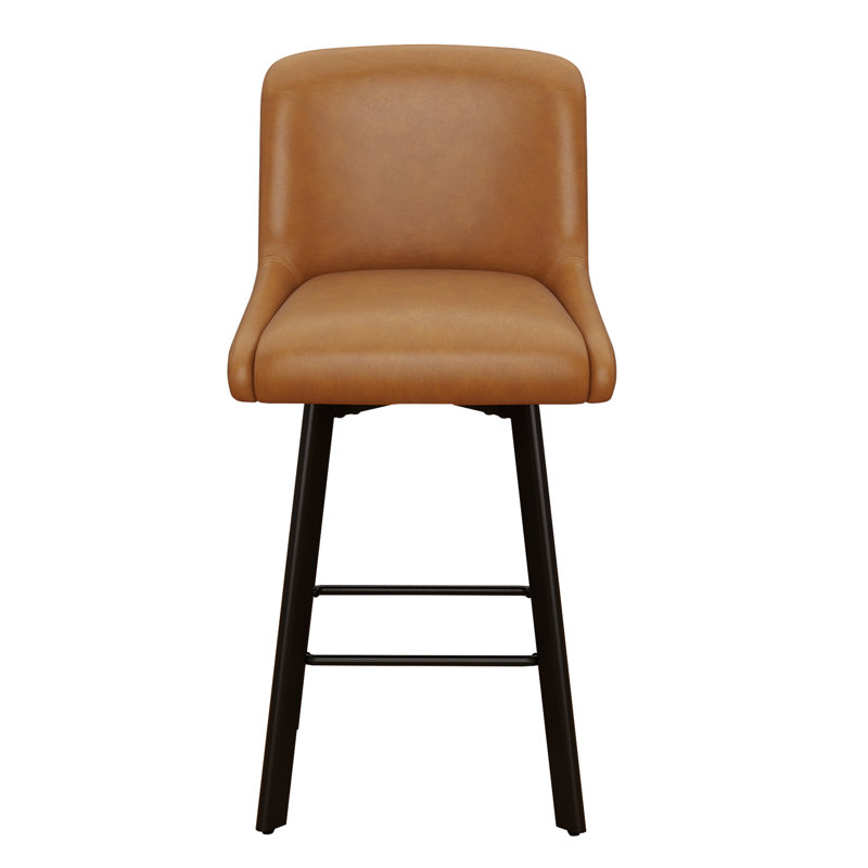 Tabouret de bar 26 po H, 4, Brun whisky, Tabouret de bar = siège d'une hauteur de 26 po