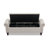 Velvet/Linen Upholstered Storage Bench With Segmented Storage Compartments-573705417