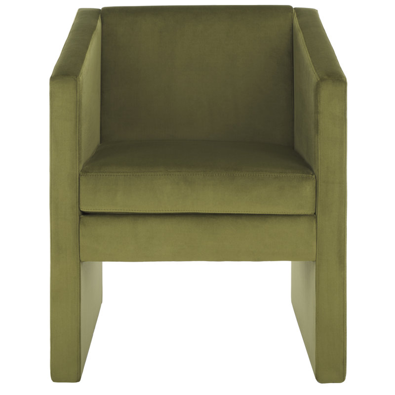 Shuntina Velvet Armchair, Olive