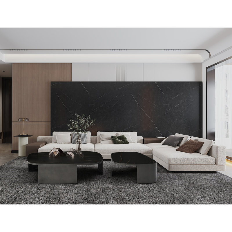 Table basse à 3 pieds, H 11 po x L 47 po x l 43 po