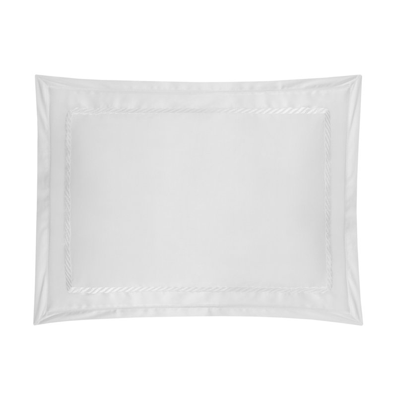 Simone Duvet Cover, White/Silver, King Duvet Cover
