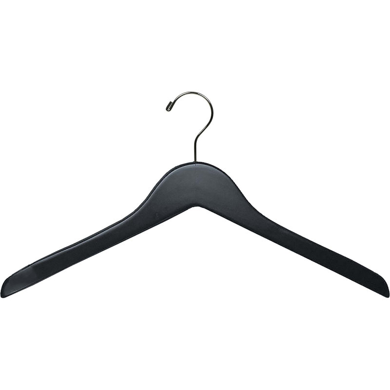 Support supérieur en bois unfinshed, Noir mat, 25