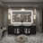 Aevar UL Certified Front & Back Lighted Anti-Fog Tempered Glass Framed Bathroom/Vanity Mirror with 3-Year Warranty-1268534978