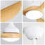Ventilateur de plafond moderne 56 pouces à DEL à intensité variable, silencieux et réversible pour l'intérieur et l'extérieur