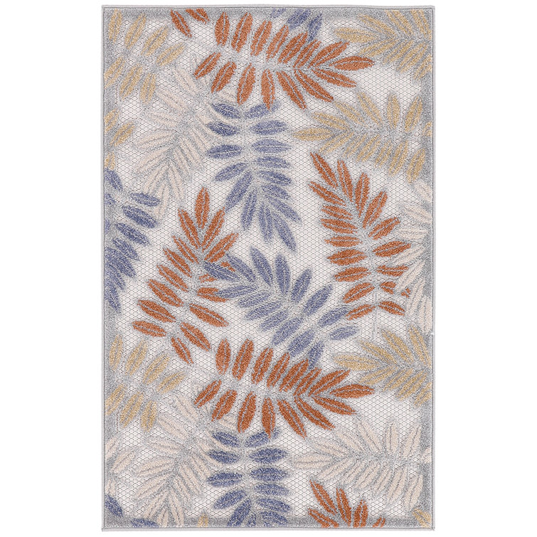 Ressie Floral Indoor/Outdoor Area Rug