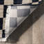 Tapis géométrique pour le salon, la chambre à coucher, la cuisine, la marine / ivoire Dominique-288116169