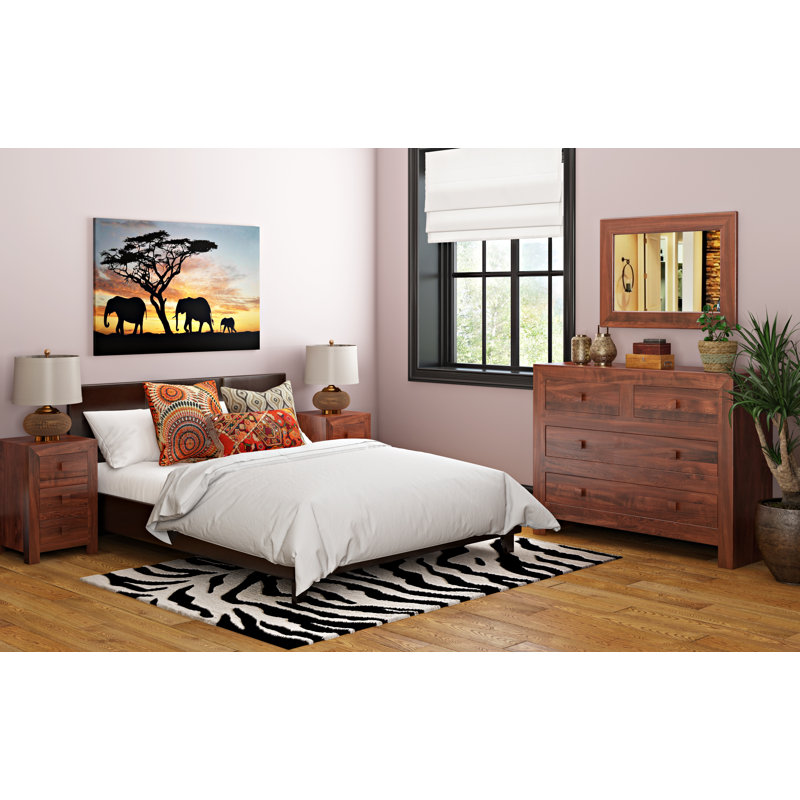 Cicero Wood Rectangle Wall Mirror