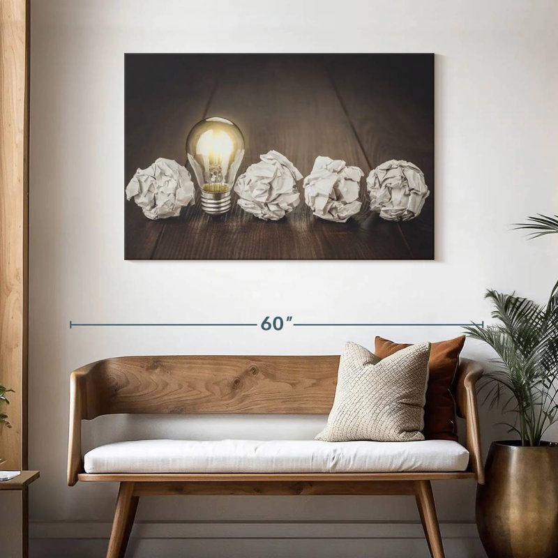 Alcaraz Bright Idea, 30" H x 45" W