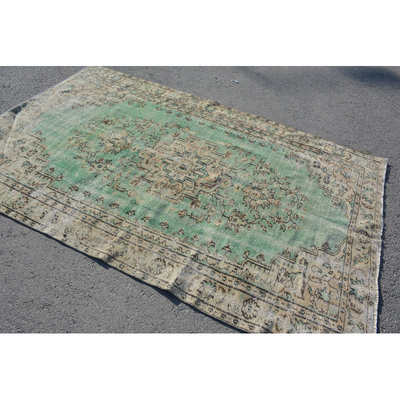 Grands tapis 5,2 x 8,1 pi, tapis de décoration intérieure, tapis turc, tapis beige, tapis rétro, tapis de cuisine