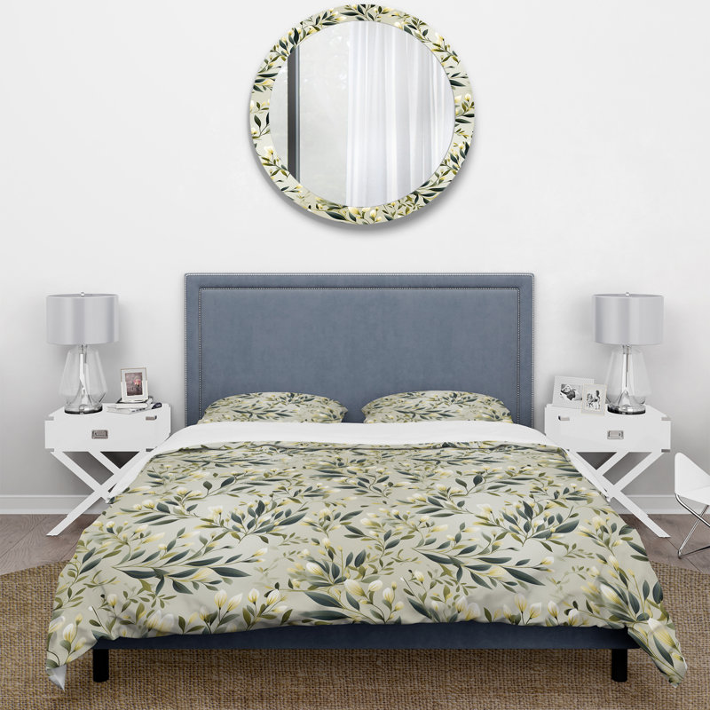 Ensemble de housse de couette Maguette, Housse de couette pour grand lit et 2 taies décor