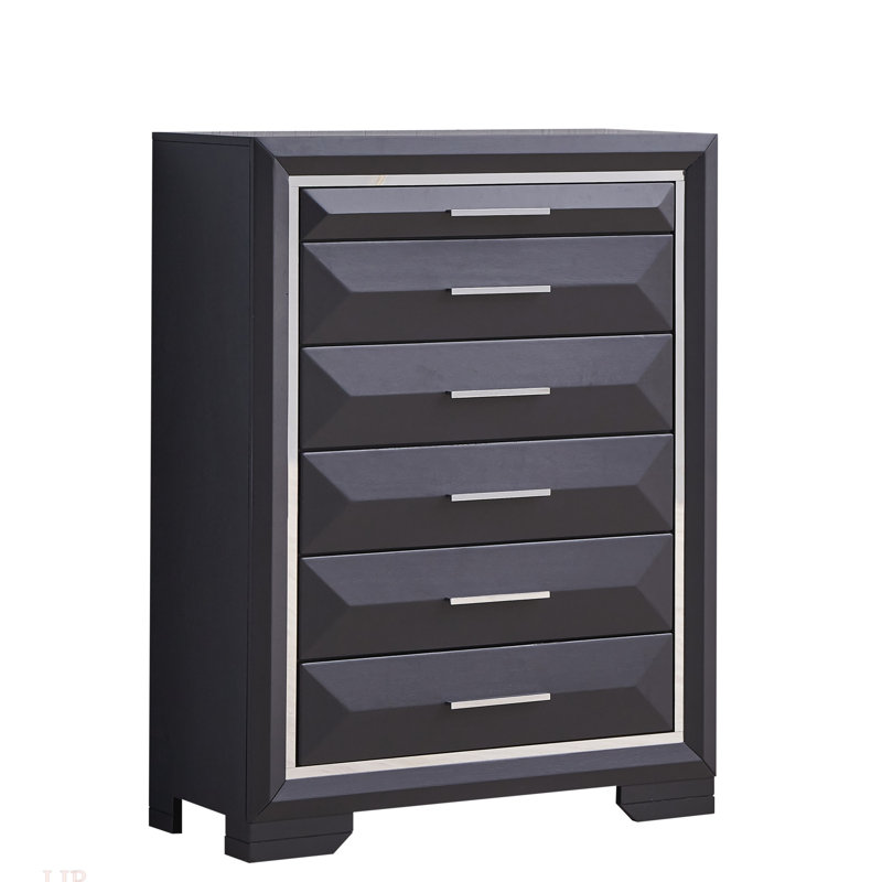 Coffre de rangement G01600-CH, noir