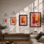 Stacked Forms 1969 Geometric - Print-1756313188-1756313189