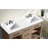 Lauren 60'' Double Bathroom Vanity with Top-171003611