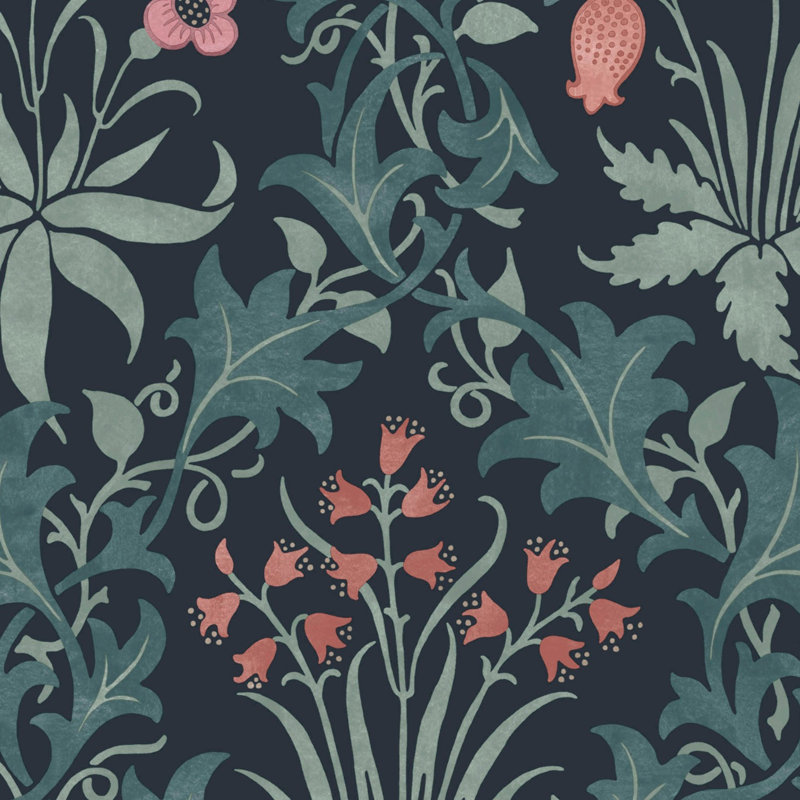 Celandine Midnight Wallpaper
