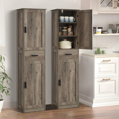 67" Tall Storage Cabinet with 2 Doors & 1 Drawer