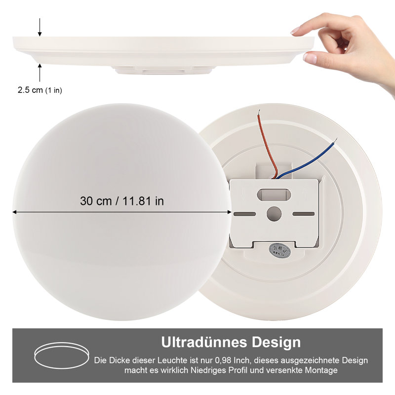 1-Light Flush Mount