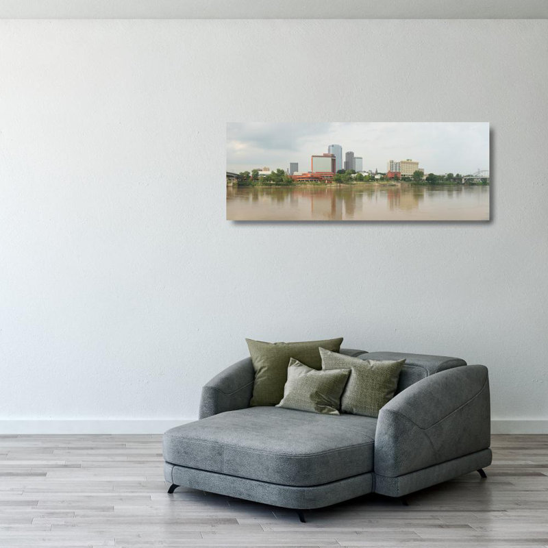 Little Rock Cityscape, Arkansas, H 15 po x l 40 po