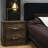 Sherrard 2-Drawer Nightstand in Rustic Walnut