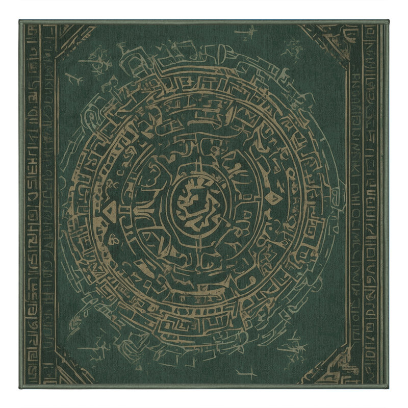 Ancient Ruins Rug, Square 8'