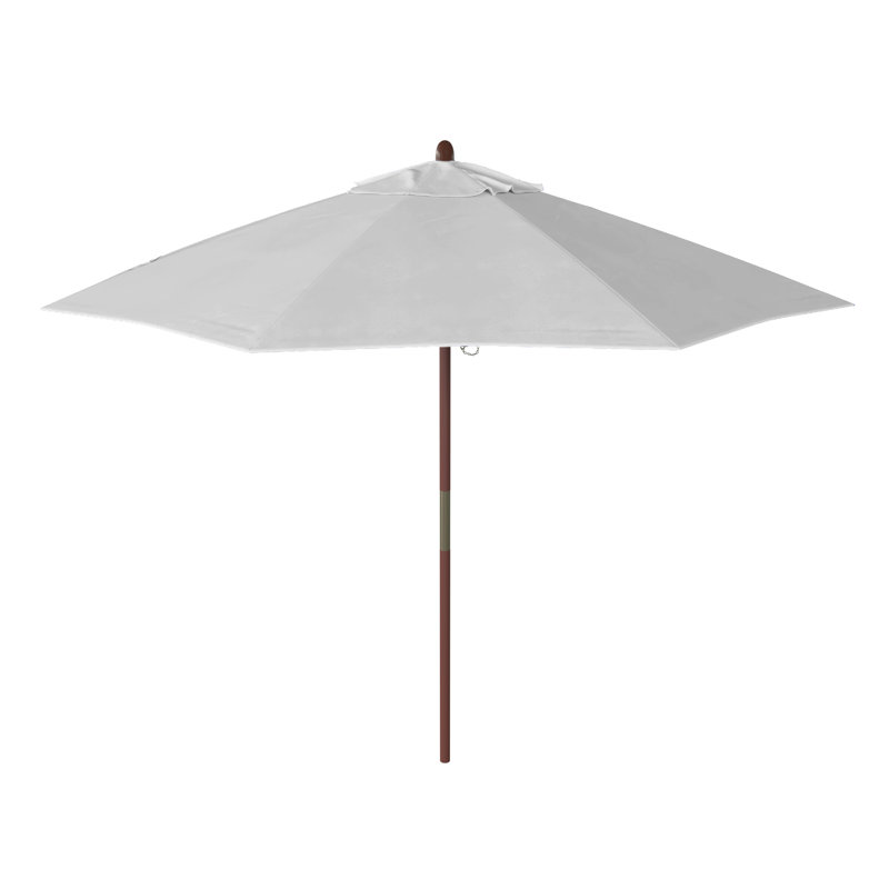 Parasols de marché 9 pi Jimerson, Blanc - oléfine