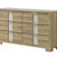 Mobilier de chambre à coucher en bois flotté avec commode à six tiroirs 1pc
