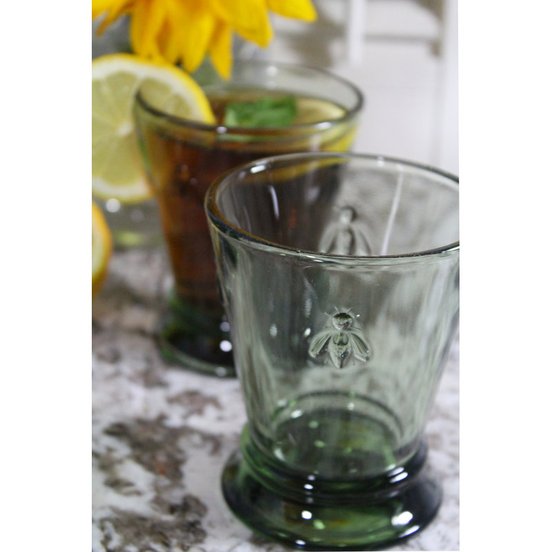 Napoleon Bee Drinking Glass, Clear, 10 oz