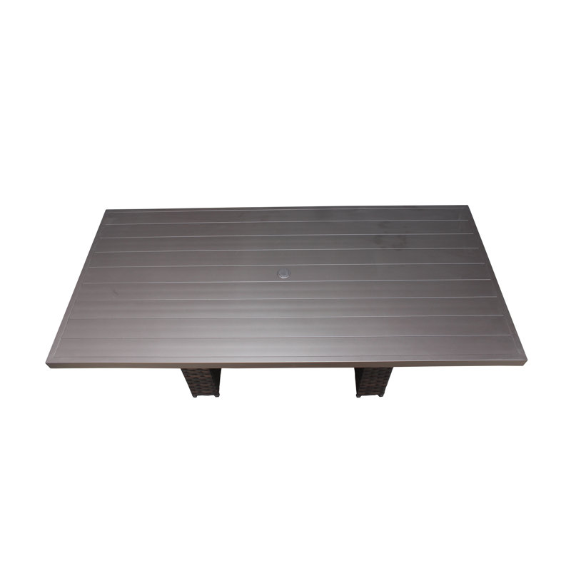 River Brook Metal Top Dining Table
