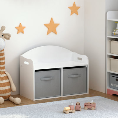 Kids Wooden Toy Box/Bench