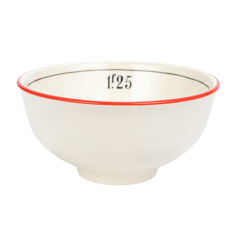 Stoneware Bowl Set With Factorial Numbers Design Styles